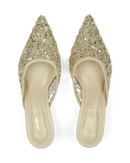 Majestic Weave Heels