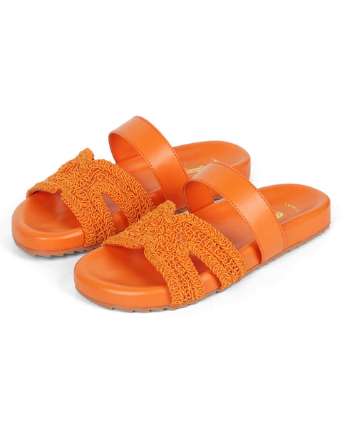 Valencia Woven Slides