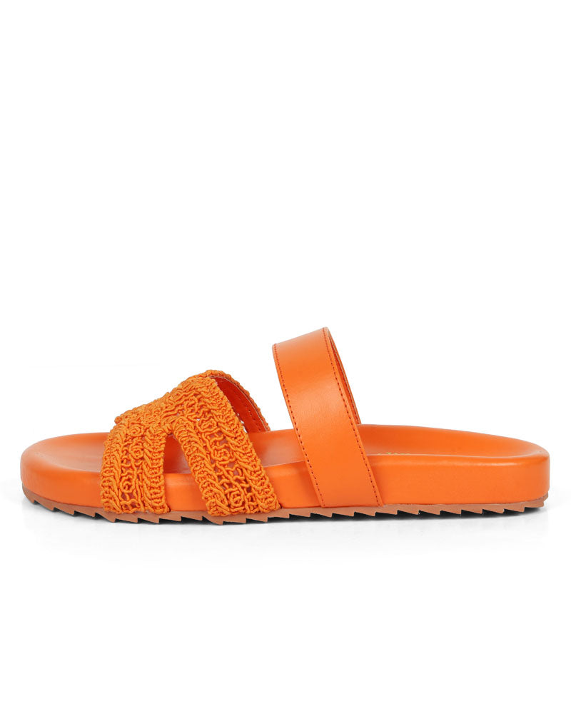 Valencia Woven Slides