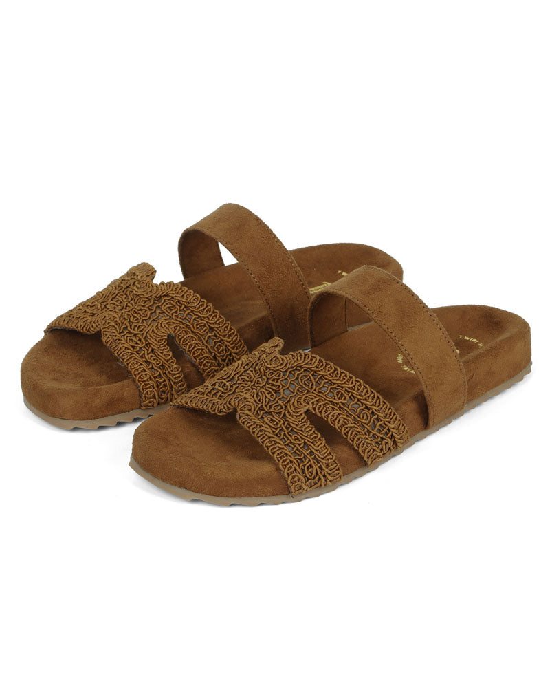 Valencia Woven Slides