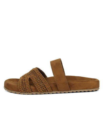 Valencia Woven Slides