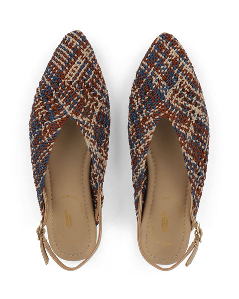 Woven Chic Slingback Flats