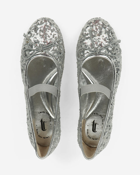 Shimmering Ballet Flats