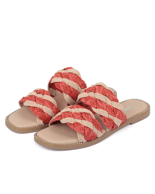 Braided Sienna Flats