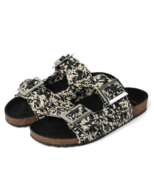 Monochrome Weave Slides