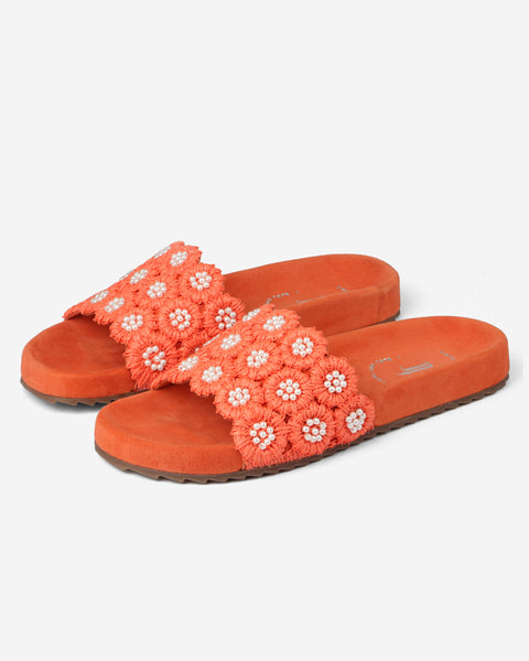 Floret Slide Sandals