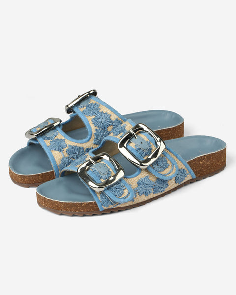 Astoria Buckle Sliders