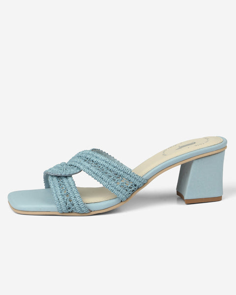 Isla Woven Block Heels