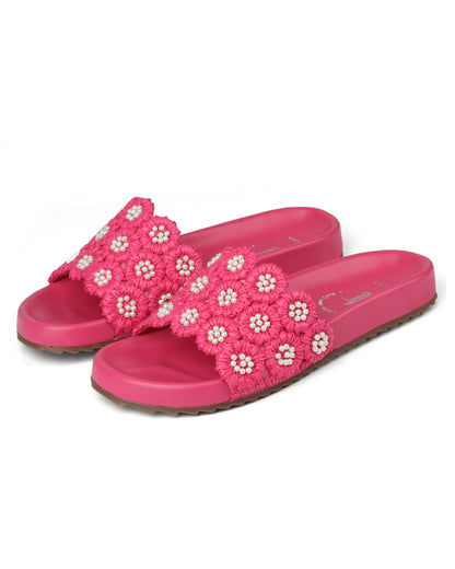 Floret Slide Sandals