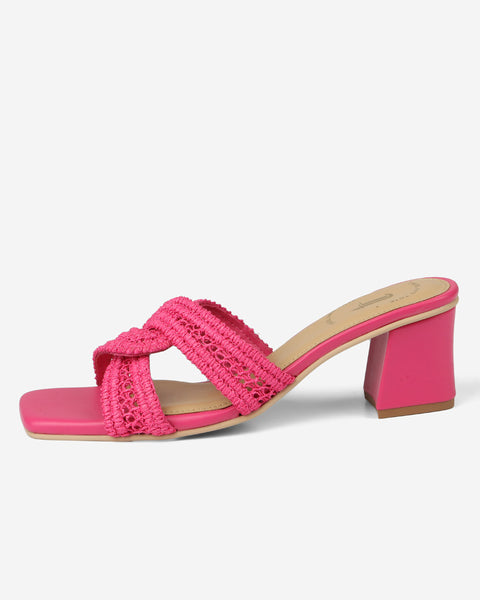 Isla Woven Block Heels