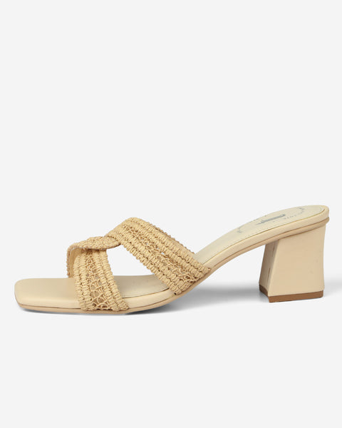 Isla Woven Block Heels