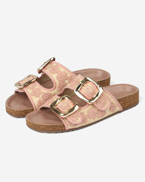 Astoria Buckle Sliders