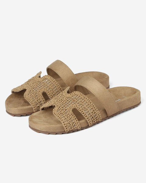 Valencia Woven Slides