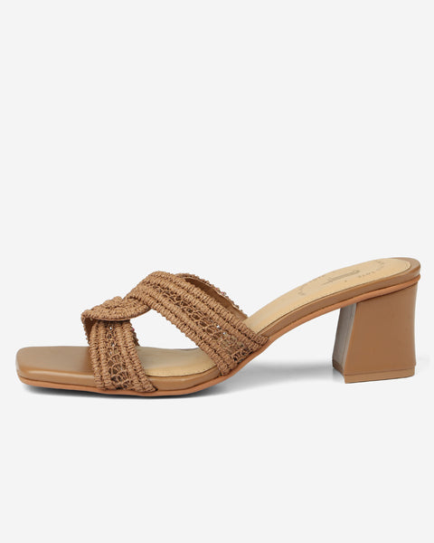 Isla Woven Block Heels