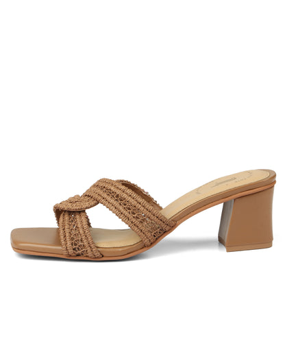 Isla Woven Block Heels
