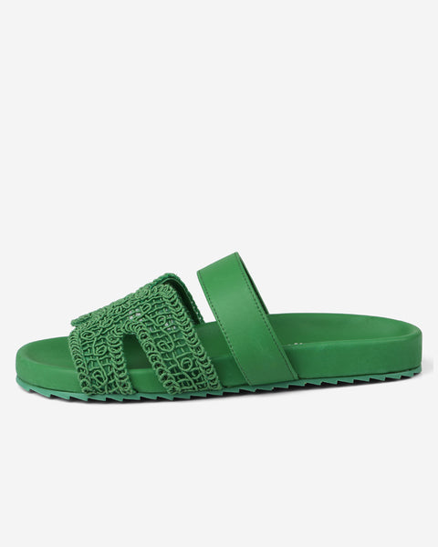 Valencia Woven Slides