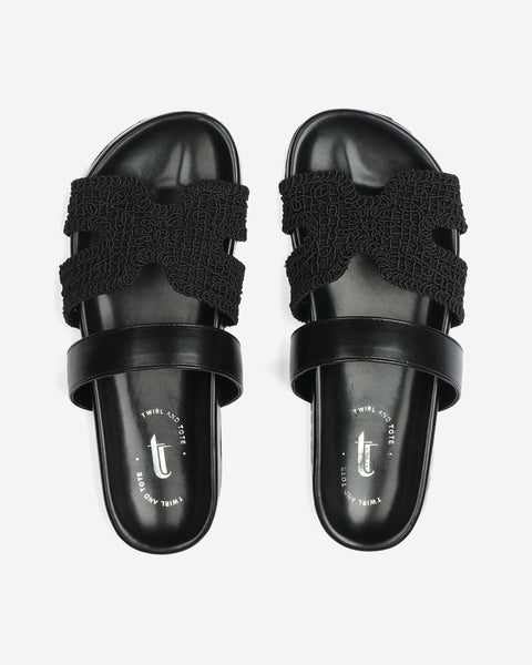 Valencia Woven Slides