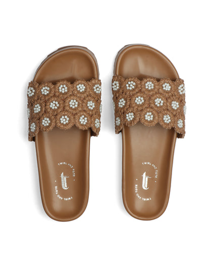 Floret Slide Sandals