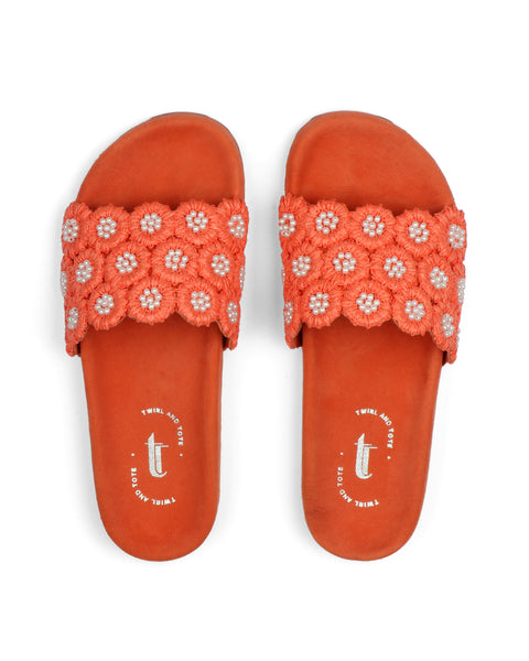 Floret Slide Sandals