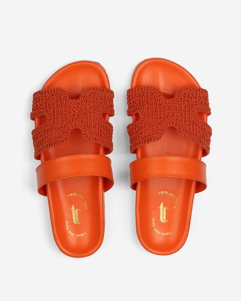 Valencia Woven Slides