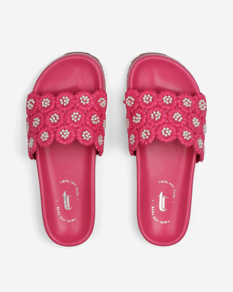 Floret Slide Sandals