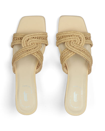 Isla Woven Block Heels