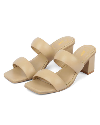 Peach Poise Heels