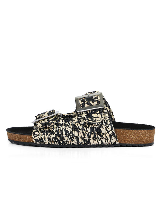 Monochrome Weave Slides