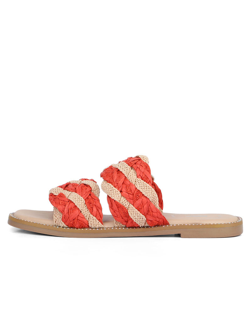 Braided Sienna Flats