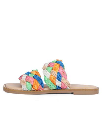 Braided Sienna Flats