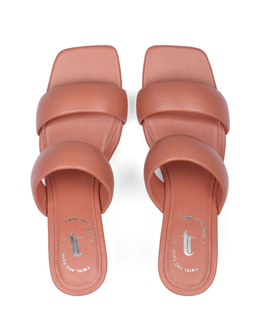 Peach Poise Heels