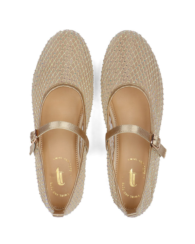 Diamond Flats Ballerinas