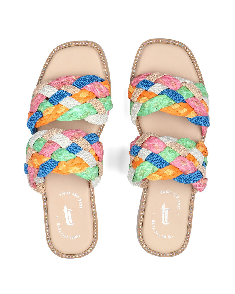Braided Sienna Flats