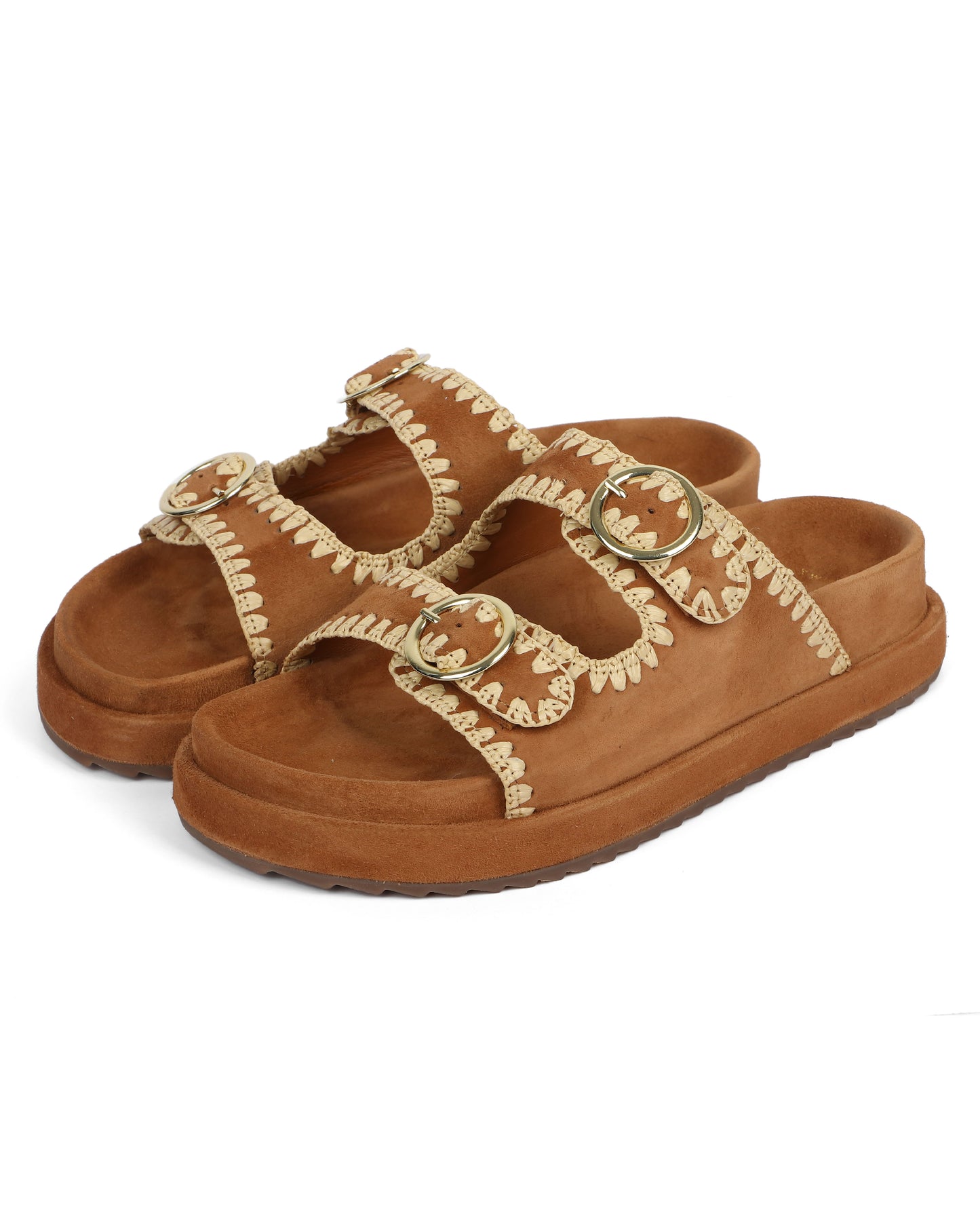 Woven Elegance Slides