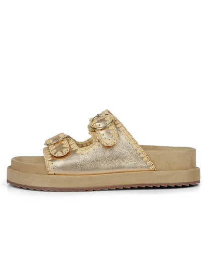 Woven Elegance Slides