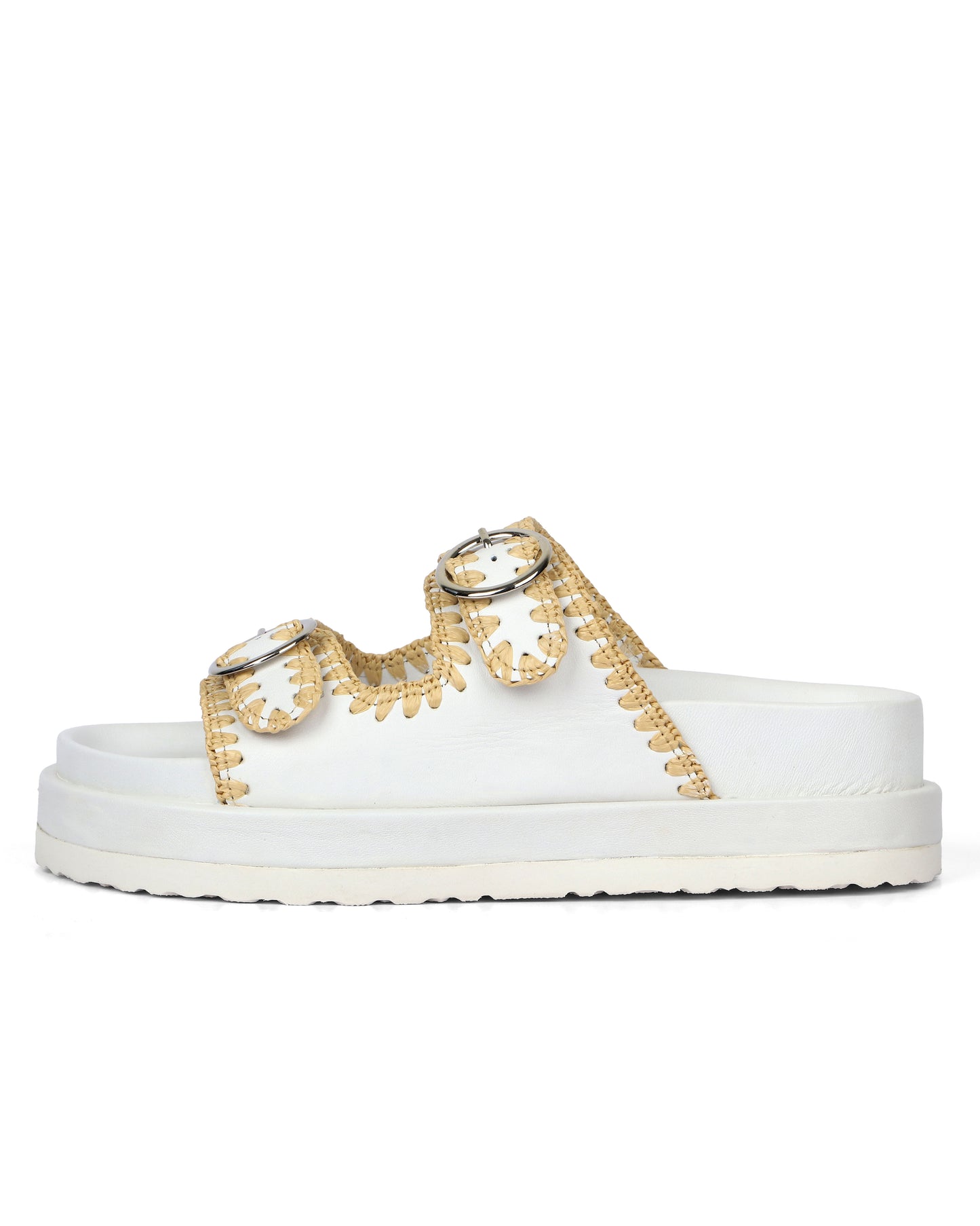 Woven Elegance Slides