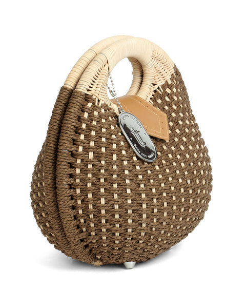 Crescent Chic Basket Bag