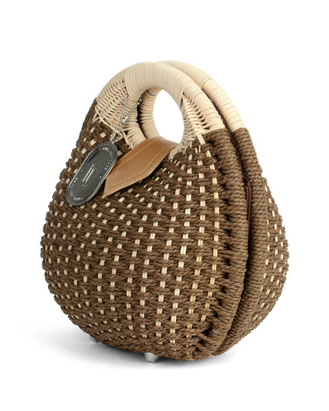 Crescent Chic Basket Bag