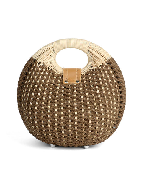 Crescent Chic Basket Bag