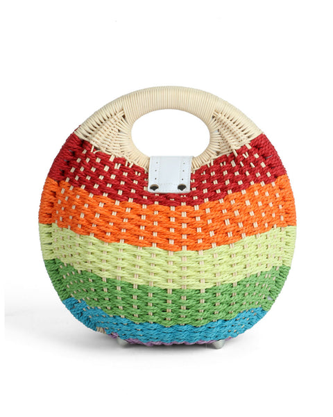 Crescent Chic Basket Bag