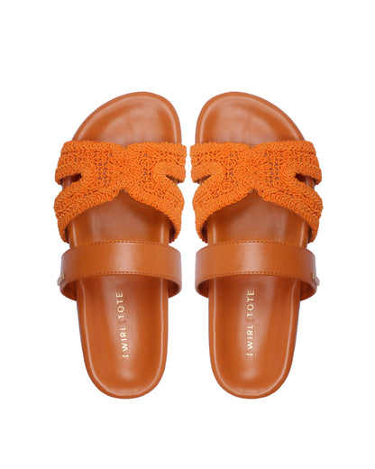 Valencia Woven Slides