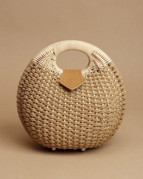 Crescent Chic Basket Bag