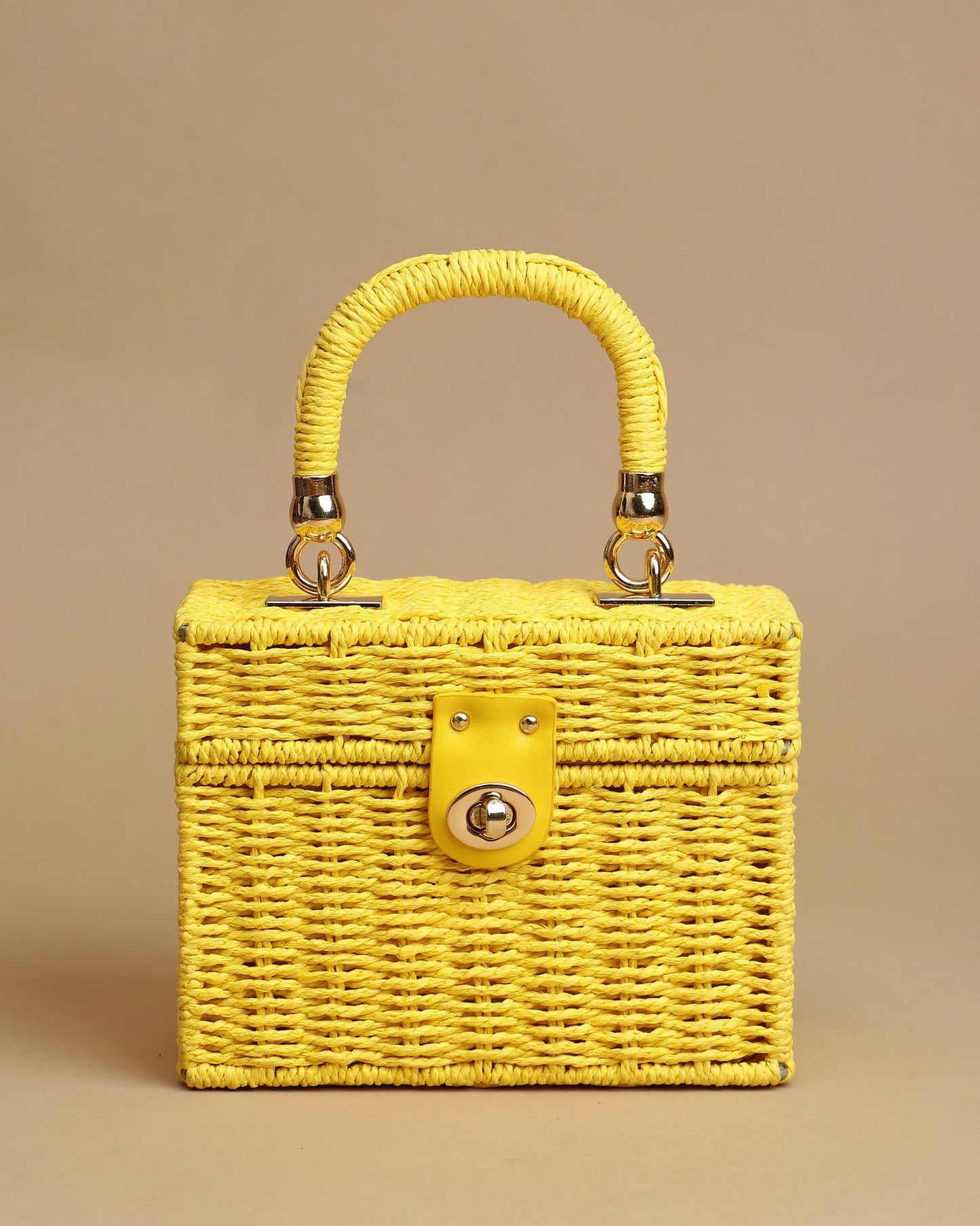 Sunshine Luxe Lockbox Handbag