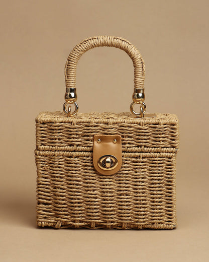 Sunshine Luxe Lockbox Handbag