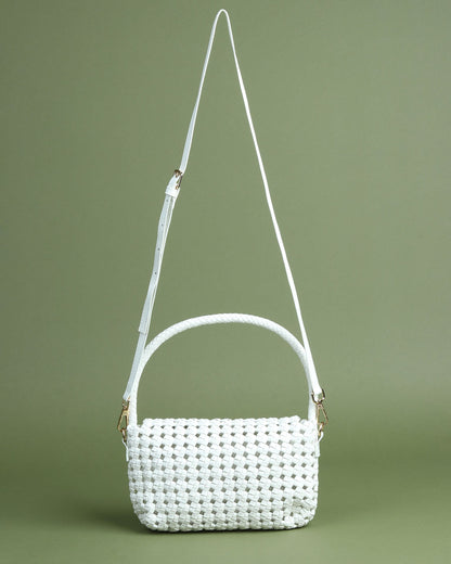 Faux Leather Baguette Bag