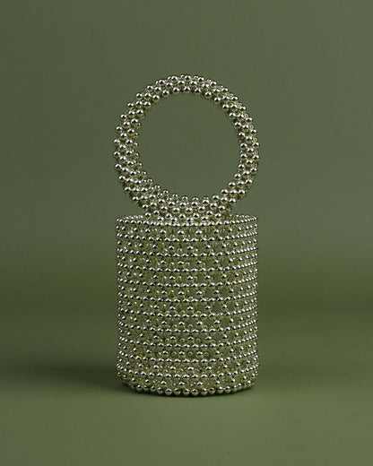 Pearlescent Poise Handbag