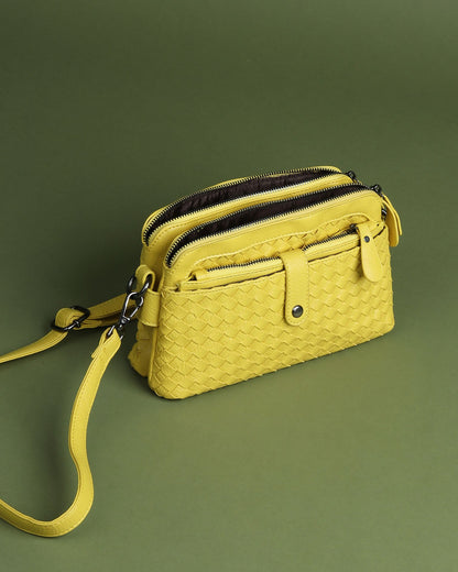 Faux Leather Sling Bag Elegance