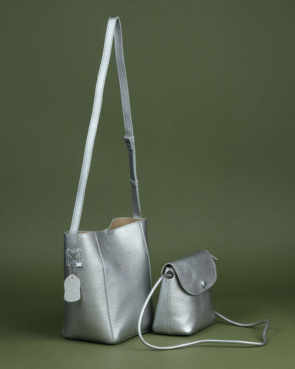 Faux Leather Sling Bag