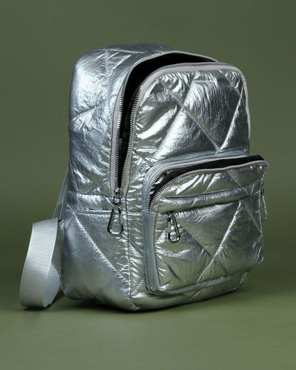 Quilted Elegance Backpack