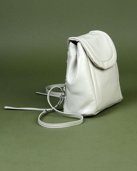 Ivory Envelope Backpack